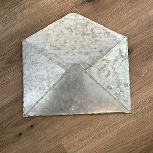 Galvanized Mail Holder